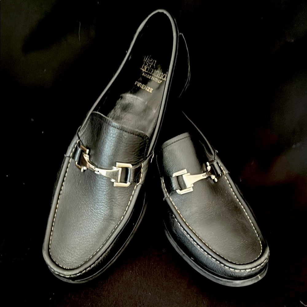 Allen Edmonds FIRENZE Black Leather Loafers